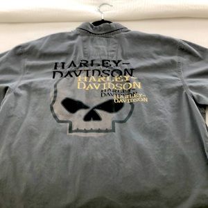 Harley Davidson short sleeve button up